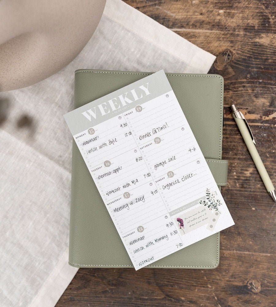 Anteckningsblock - Linjerat A5 - Personal Planner