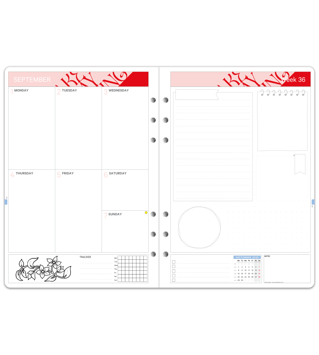 Systemkalender - Refill A5
