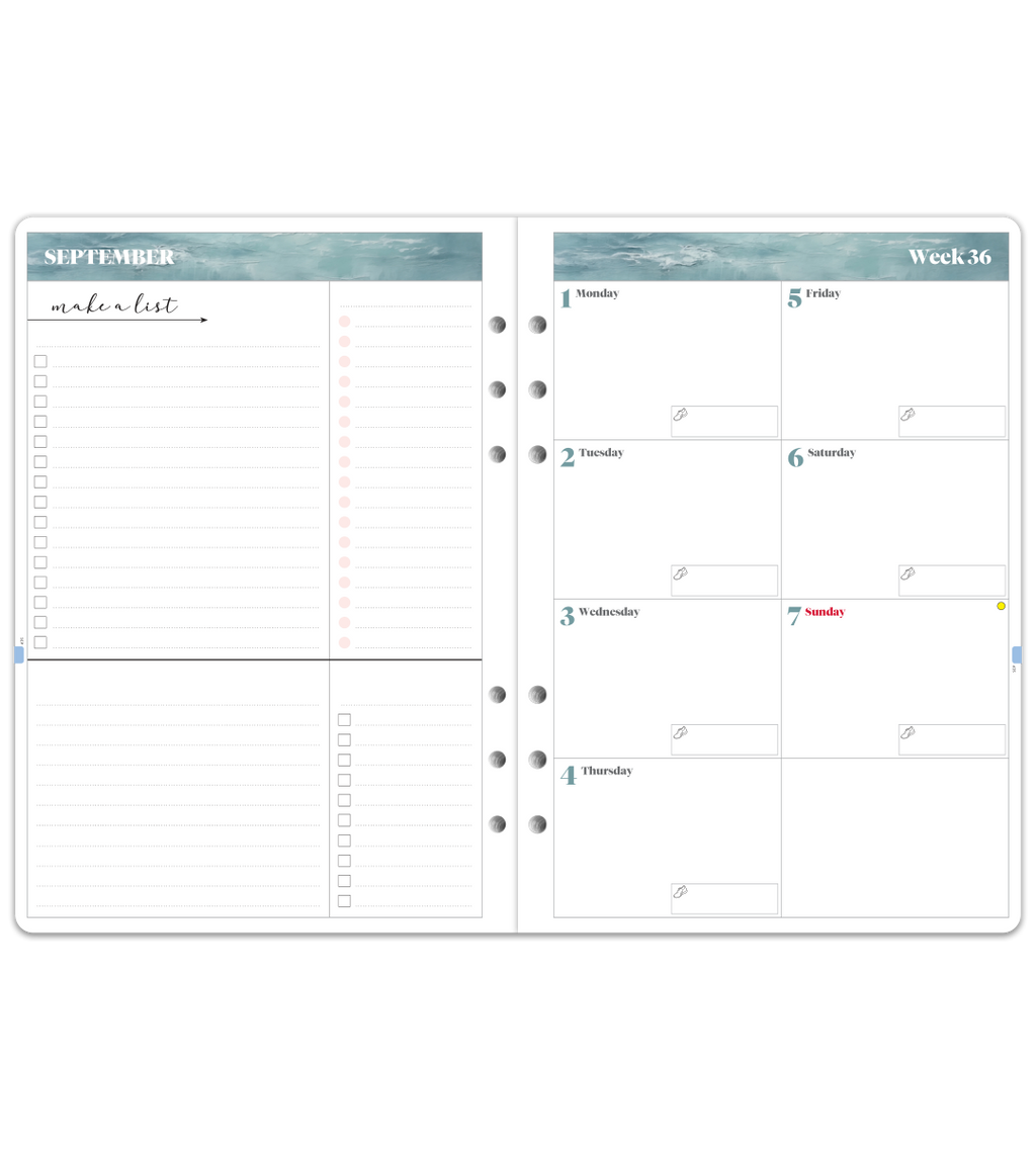 Systemkalender - Refill A5