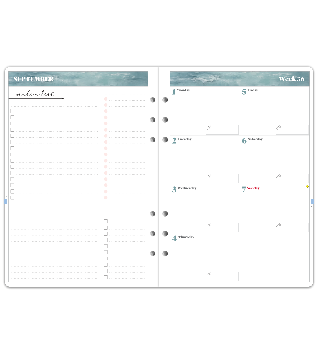 Systemkalender - Refill A5