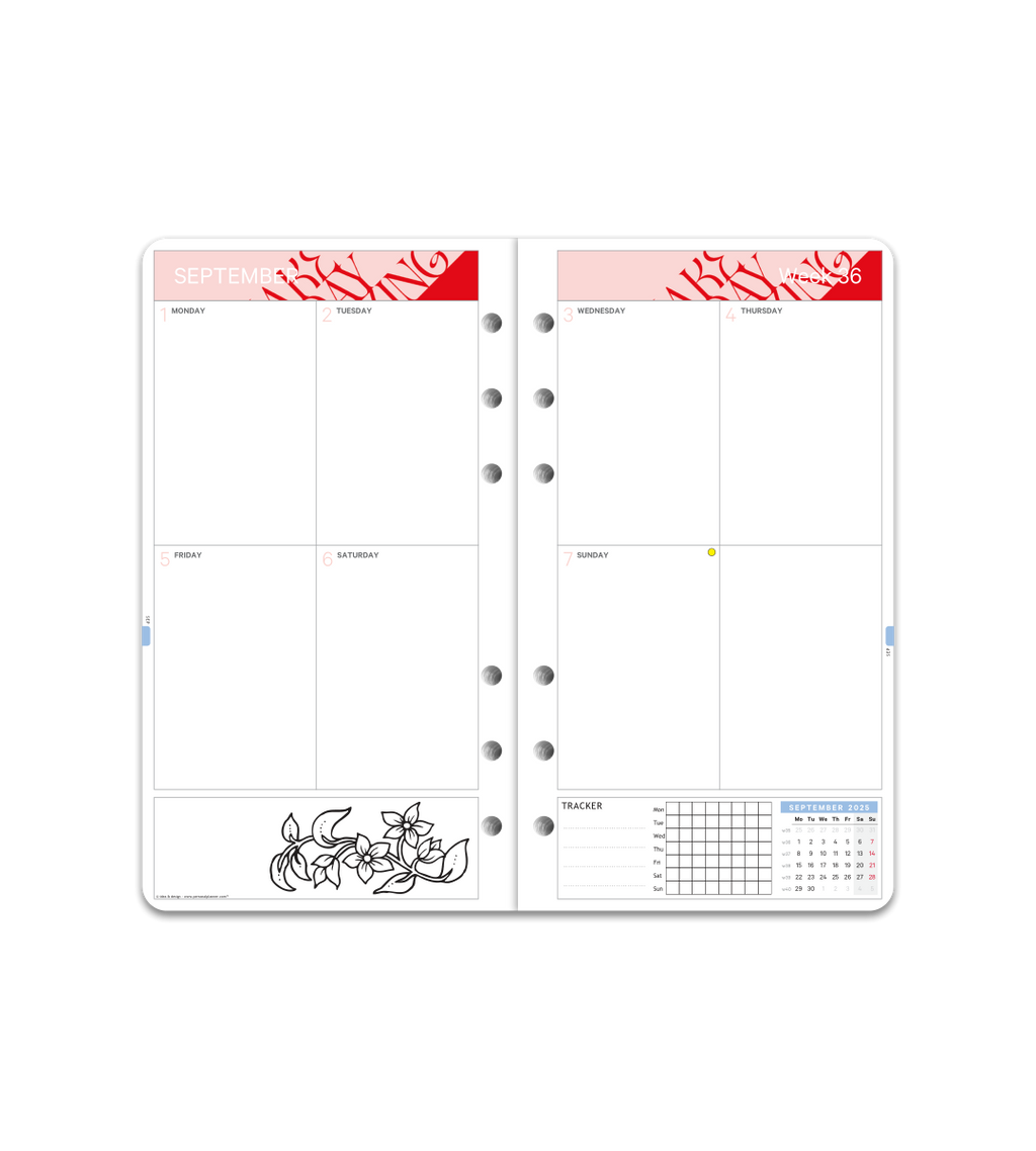 Systemkalender - Refill Personal