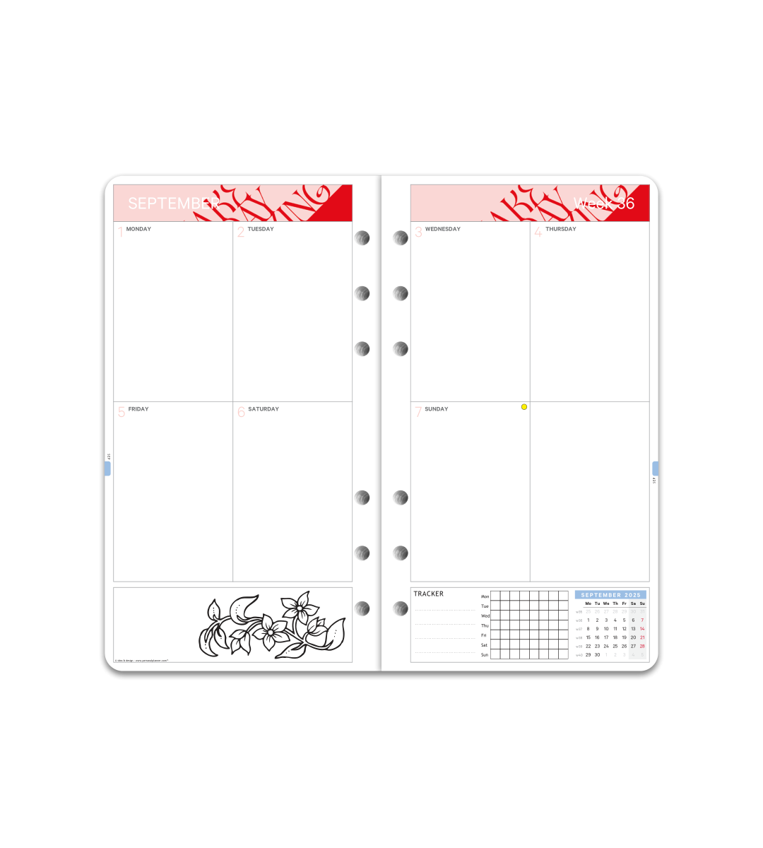 Systemkalender - Refill Personal