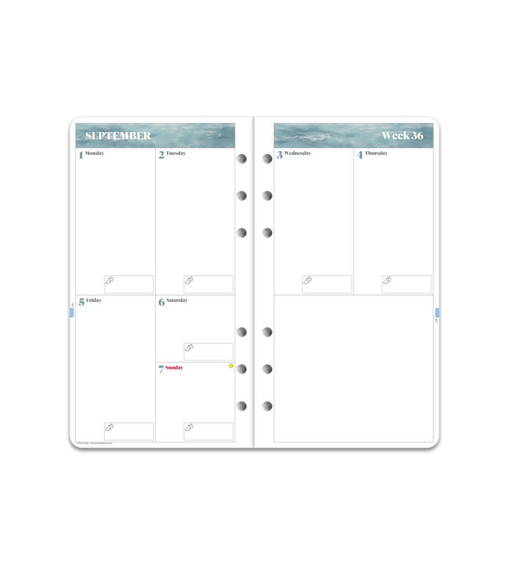 Systemkalender - Refill Personal