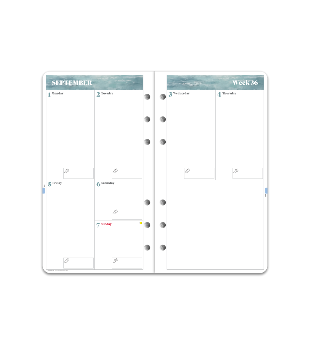 Systemkalender - Refill Personal