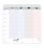 Familiekalender - Ukeoversikt