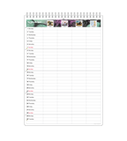 Familiekalender - Månedsoversikt