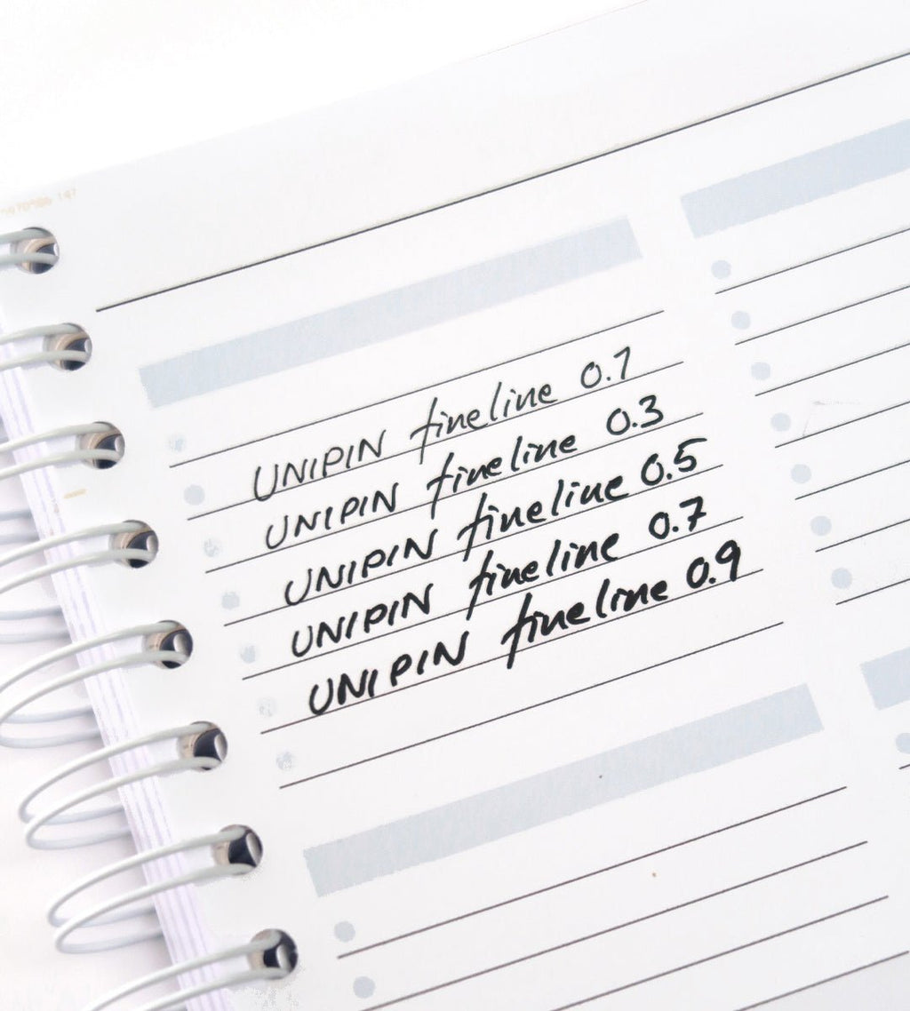 Fineliner - Uni Pin 5-pack - svart - Personal Planner