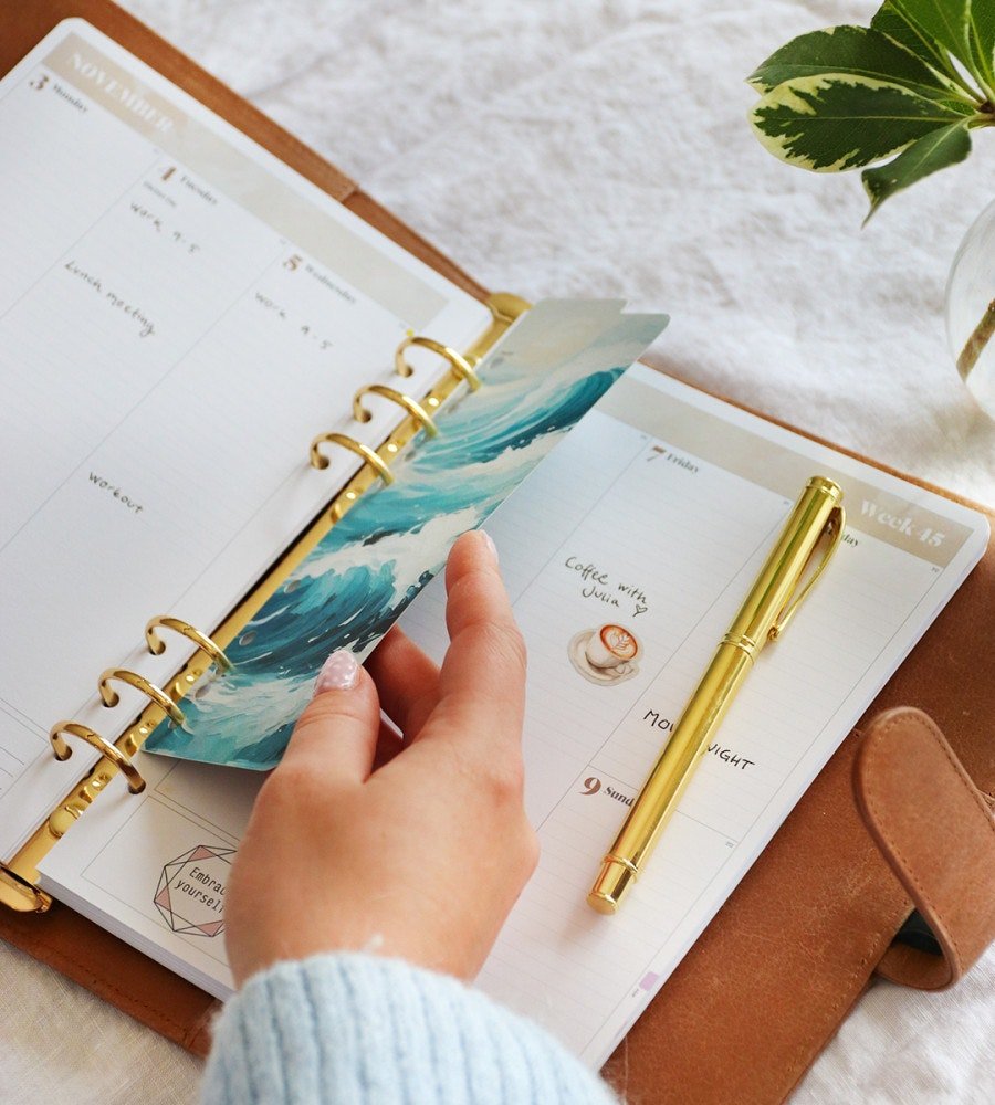 Flikar - Flikar till systemkalender - storlek A5 och Personal - Personal Planner