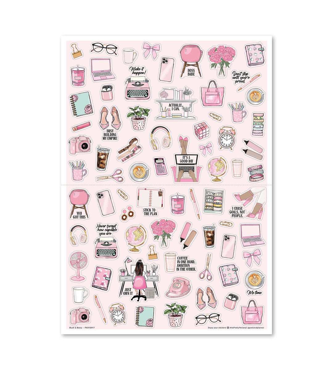 Klistermärken - Blush & Bossy - Personal Planner