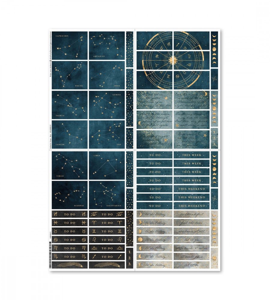 Klistermärken - Galactic Views (Box) - Personal Planner