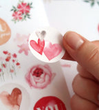 Klistermärken - Love is all we need (Rounds) - Personal Planner