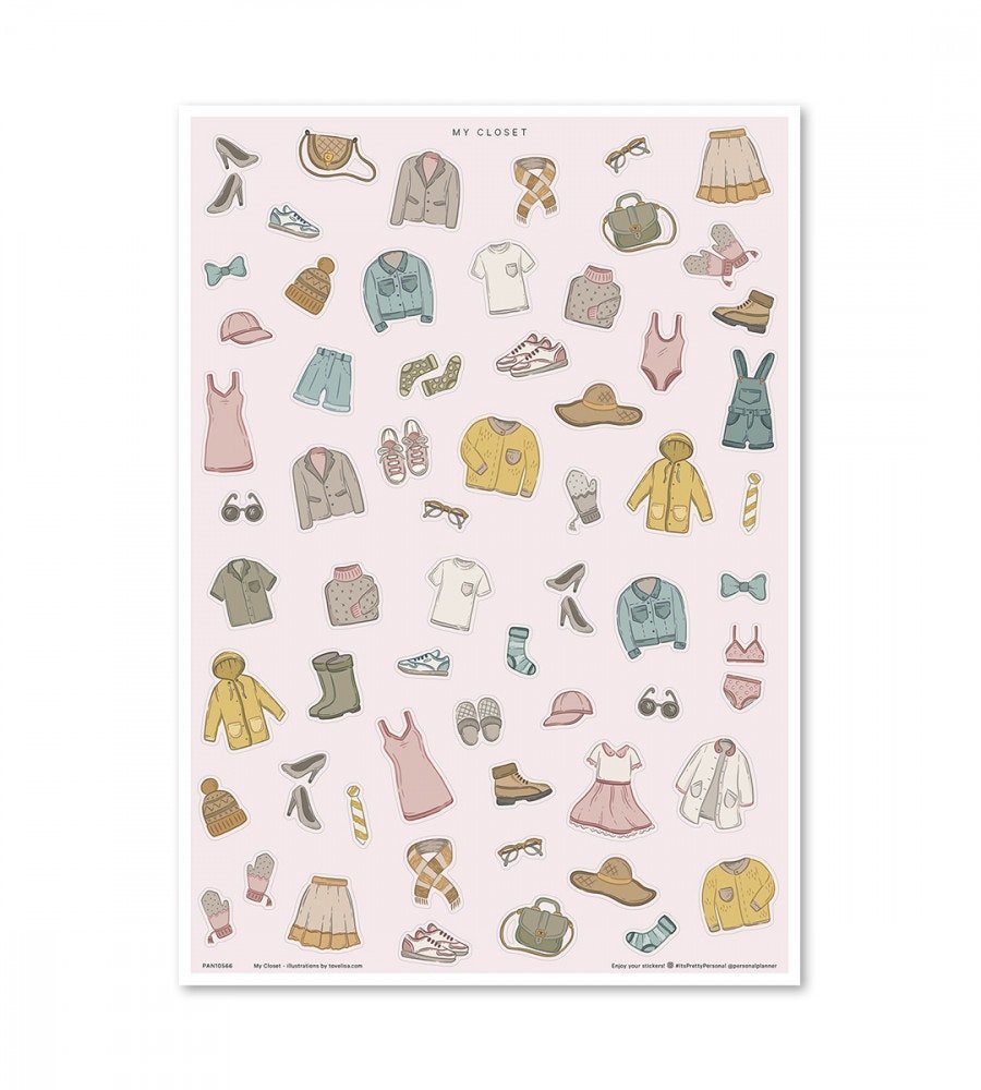 Klistermärken - My Closet - Personal Planner