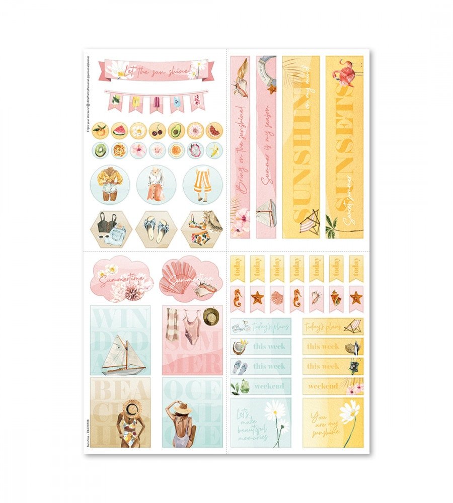 Klistermärken - Spread Happiness 6-pack - Personal Planner