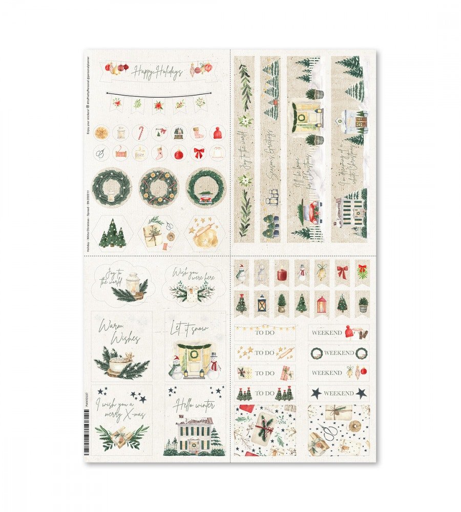 Klistermärken - Spread Happiness 6-pack - Personal Planner