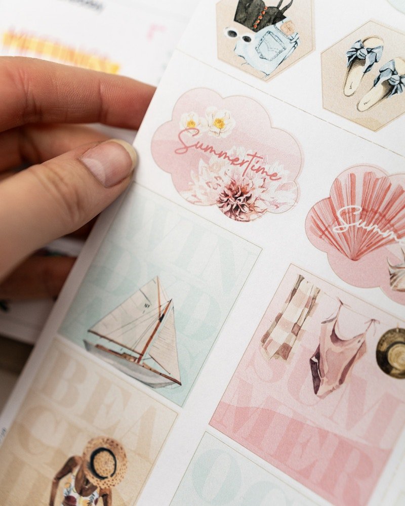 Klistermärken - Sunshine (Spread) - Personal Planner