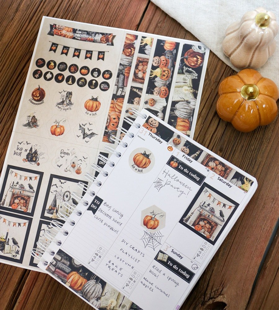 Klistermärken - Trick or Treat (Spread) - Personal Planner