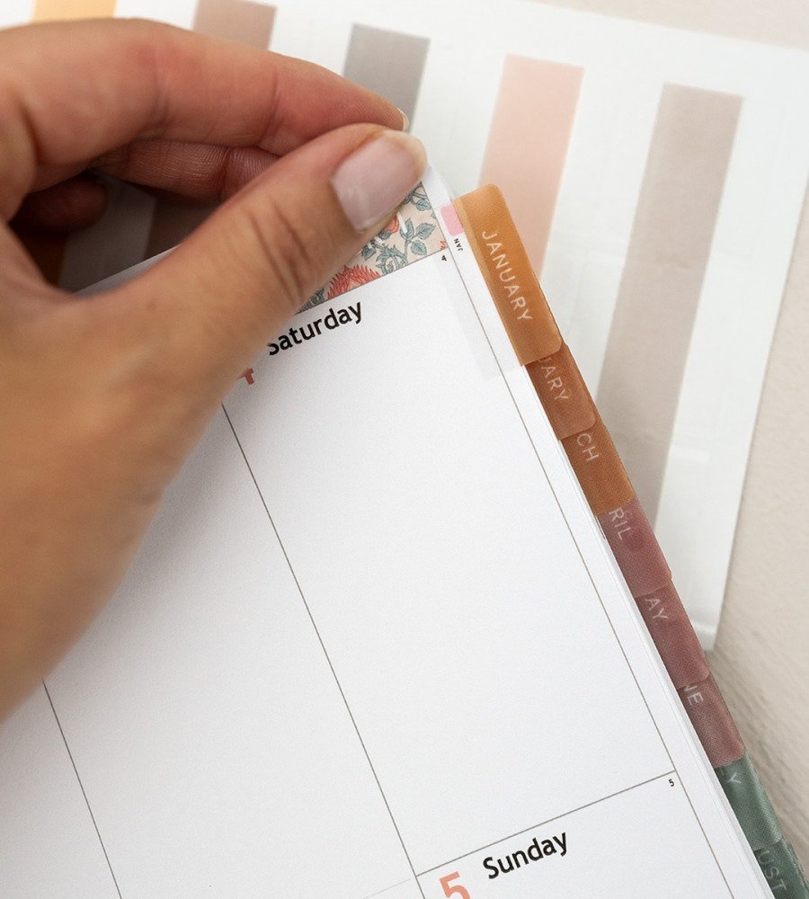 Månadsflikar - Fab Tabs - Personal Planner
