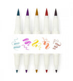 Överstrykningspenna - Zebra Mildliner Brush - 5-pack - Personal Planner