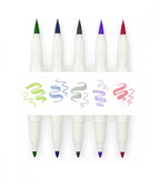 Överstrykningspenna - Zebra Mildliner Brush - 5-pack - Personal Planner