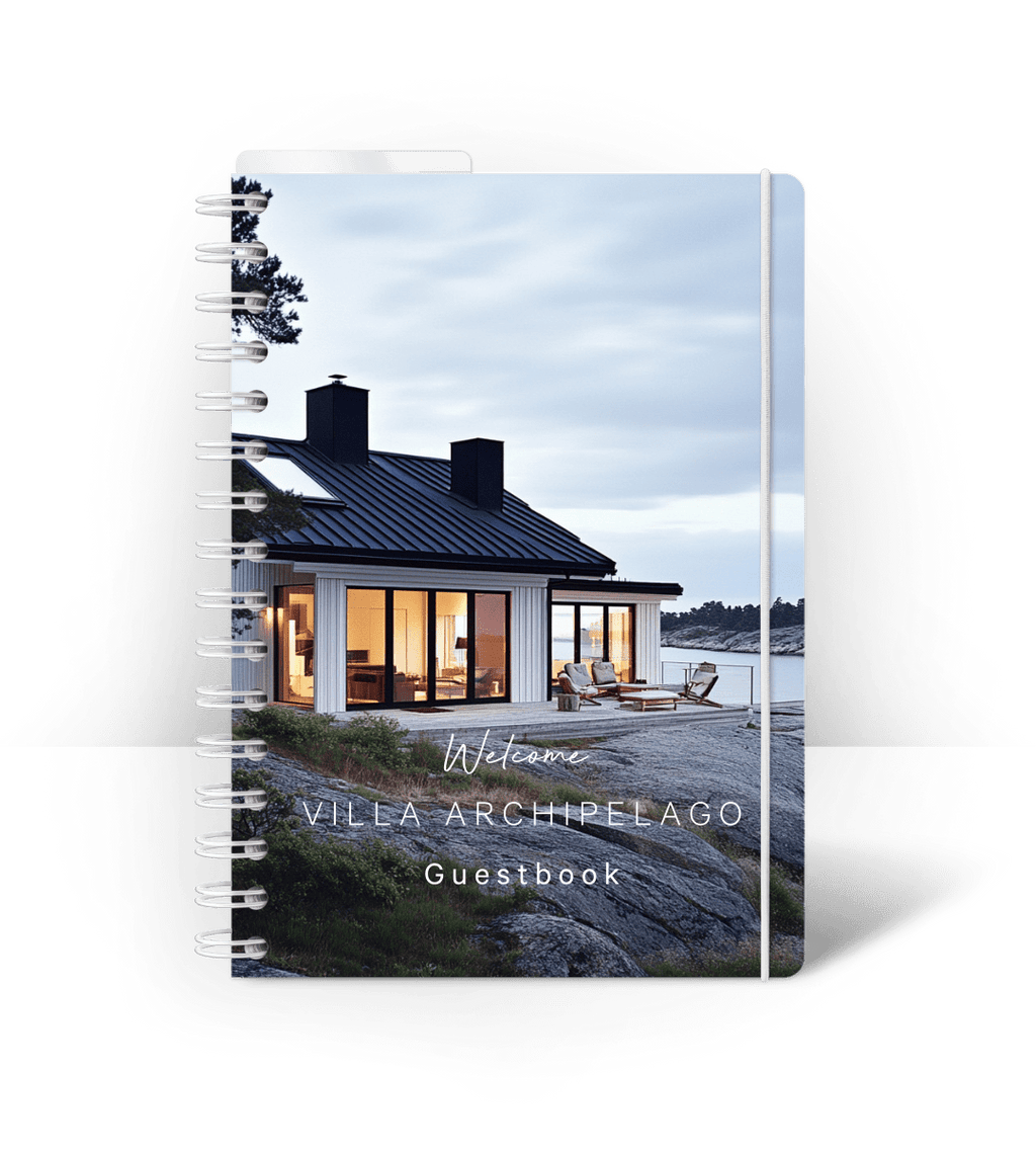 Spiralbindning A5 - Gästbok - Personal Planner