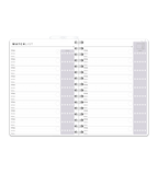 Spiralbindning A5 - Gästbok - Personal Planner