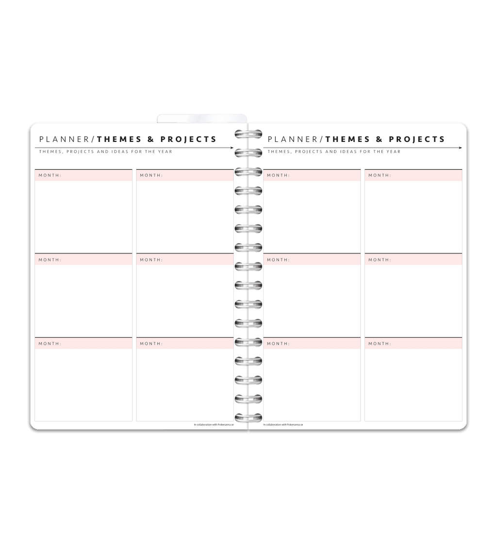 Spiralbindning A5 - Lärarkalender - Personal Planner
