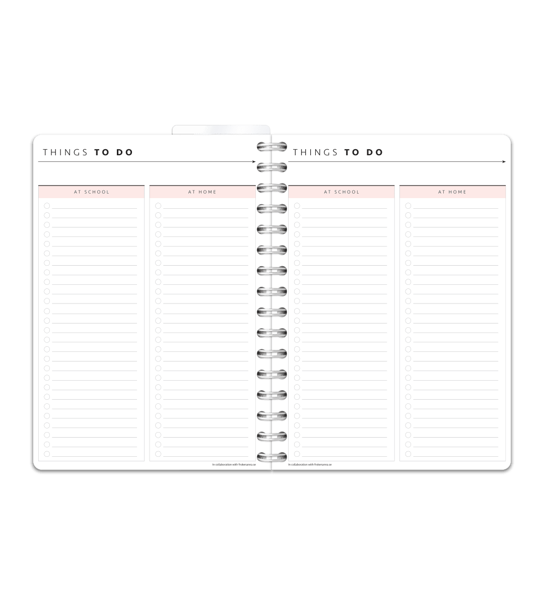 Spiralbindning A5 - Lärarkalender - Personal Planner
