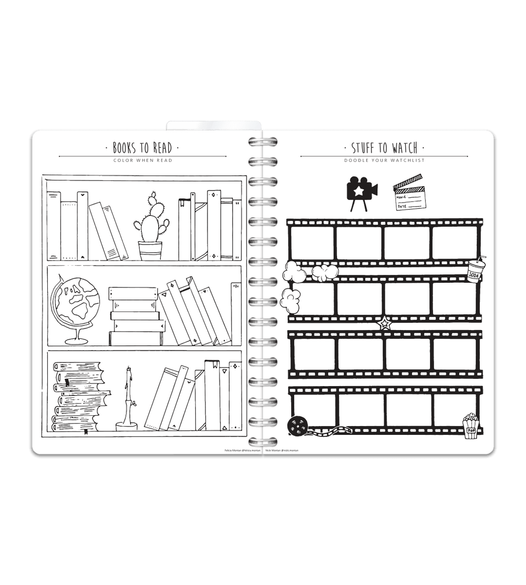 Spiralbindning A5 - Studentkalender - Personal Planner