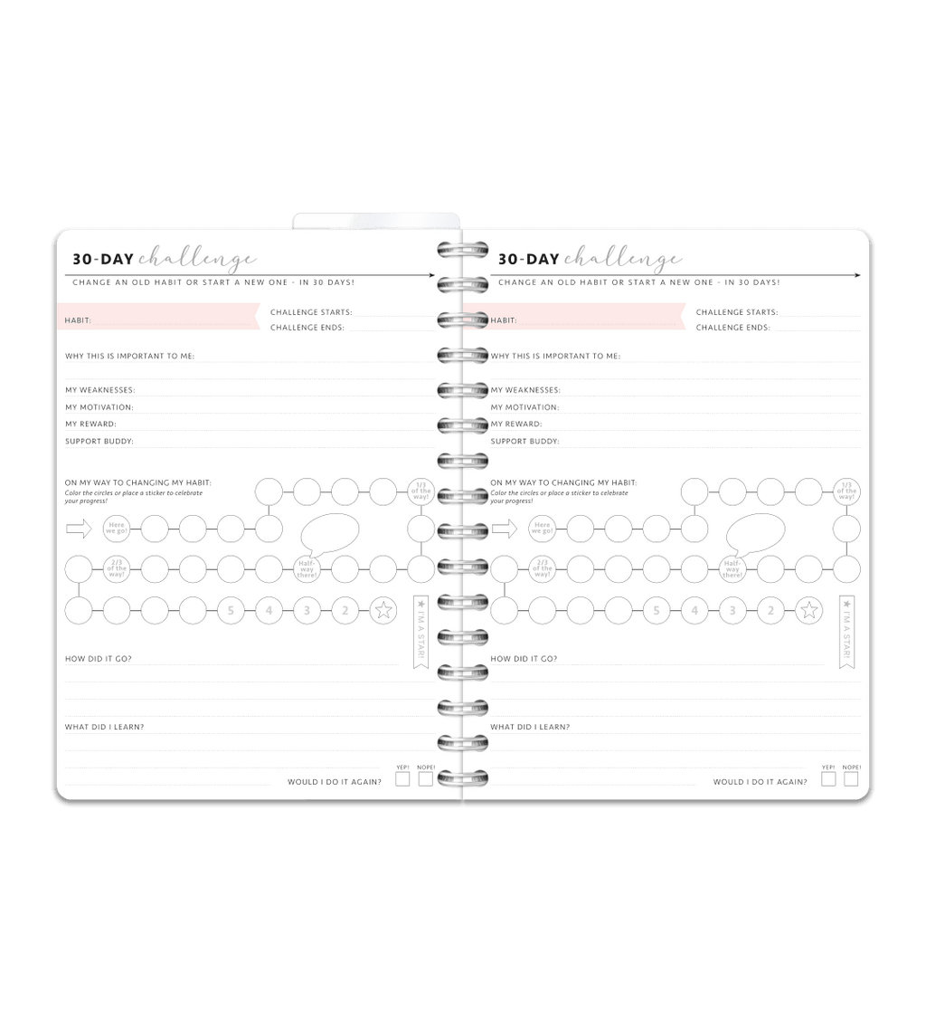 Spiralbindning A5 - Studentkalender - Personal Planner