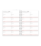 Spiralbindning A5 - Studentkalender - Personal Planner