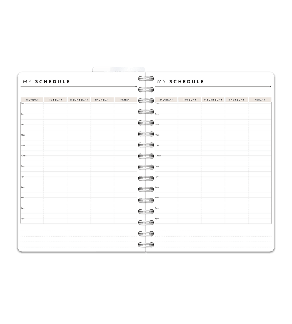 Spiralbindning A5 - Studentkalender - Personal Planner