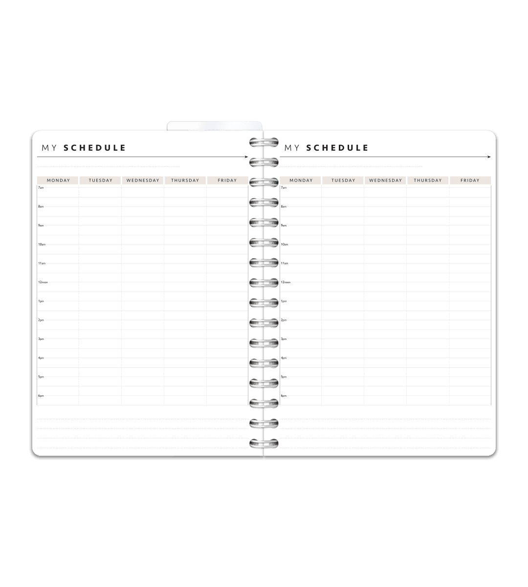 Spiralbindning A5 - Studentkalender - Personal Planner