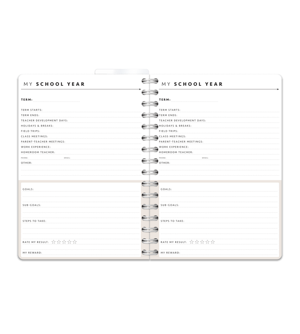 Spiralbindning A5 - Studentkalender - Personal Planner