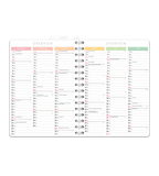 Spiralbindning A5 - Träningsdagbok - Personal Planner