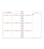 Spiralbindning A5 - Träningsdagbok - Personal Planner