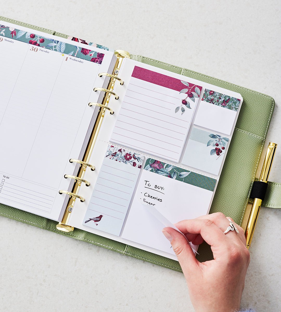 Sticky Notes - Sticky Notes till systemkalender - storlek A5 - Personal Planner