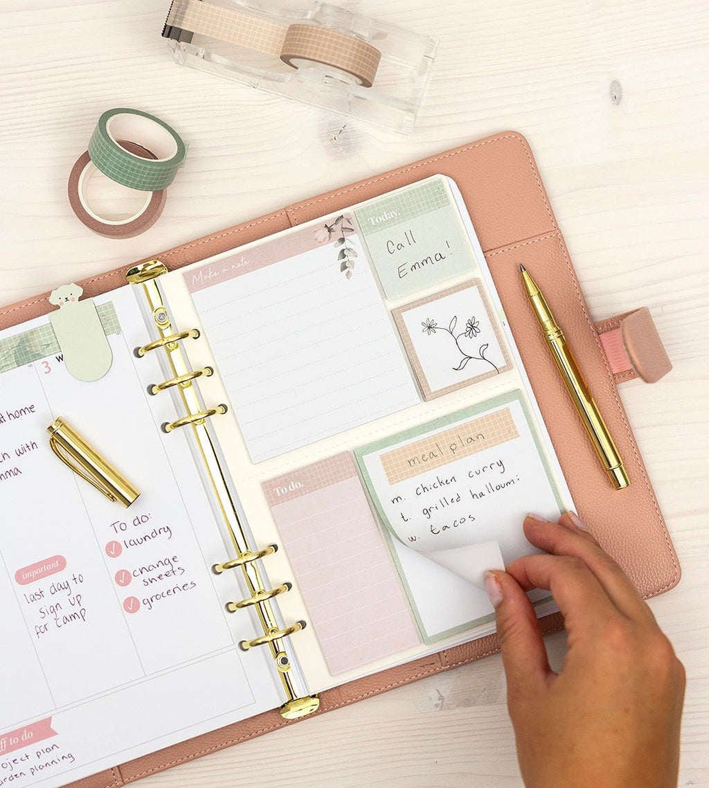 Sticky Notes - Sticky Notes till systemkalender - storlek A5 - Personal Planner