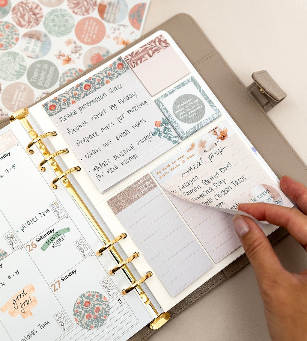Sticky Notes - Sticky Notes till systemkalender - storlek A5 - Personal Planner